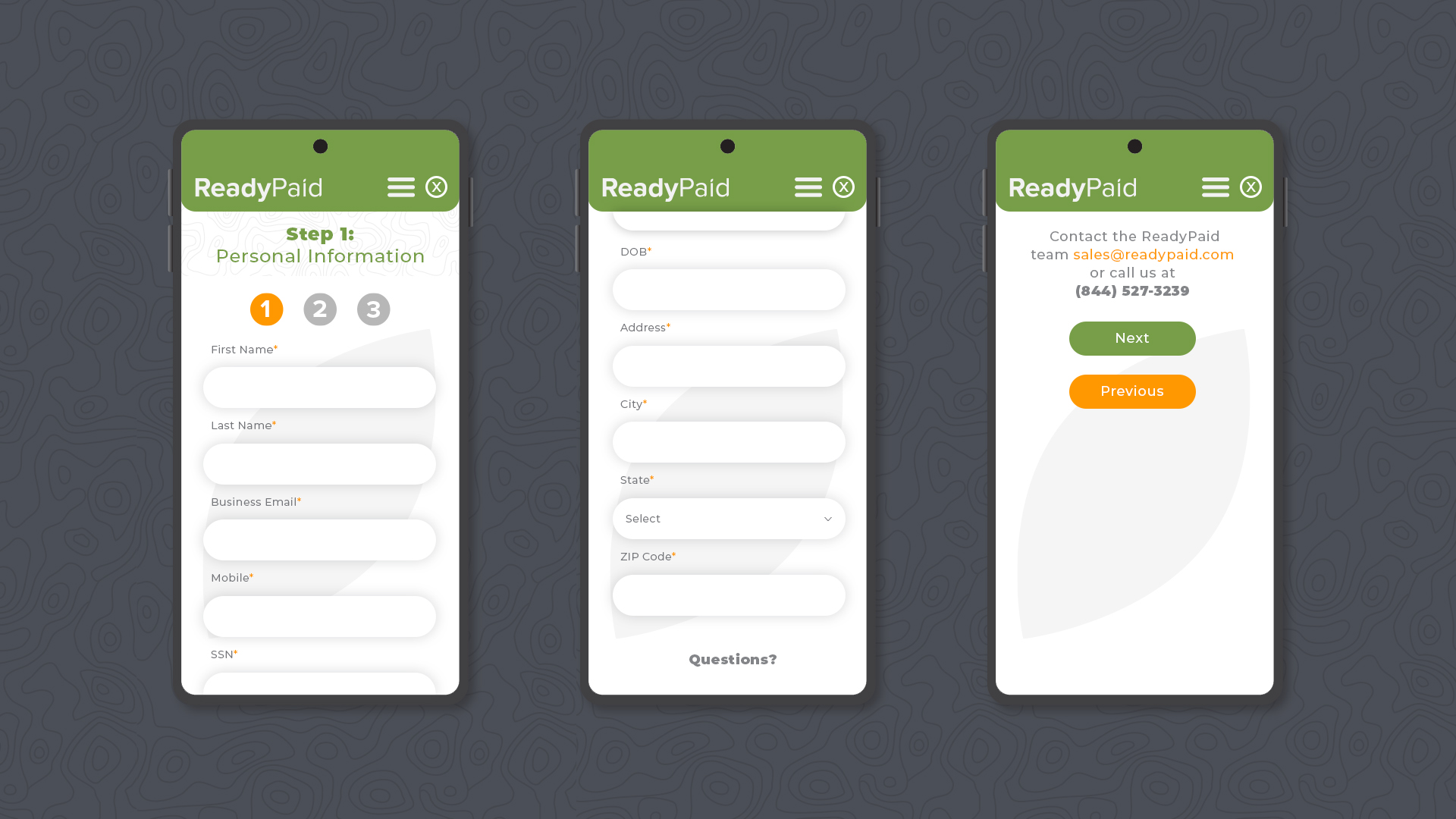 Form 1 - Personal Information